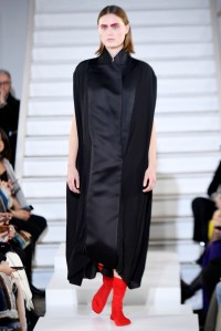 Model on the catwalk
