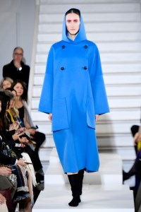 Model on the catwalk