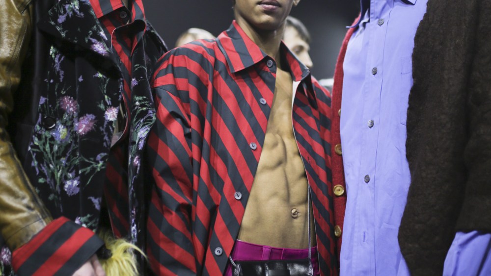 Backstage at Marni Men's Fall 2020