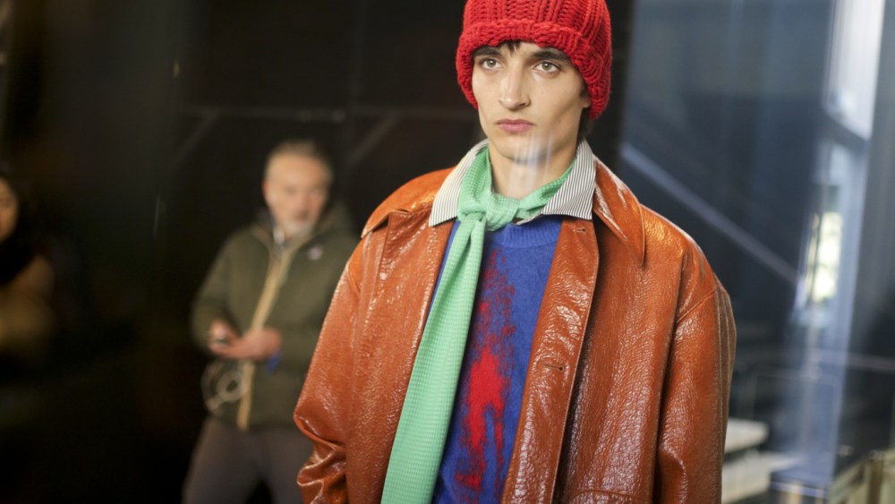 Backstage at MSGM Men's Fall 2020