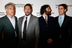 Ronald Bronstein, Adam Sandler, Joshua Safdie and Ben Safdie