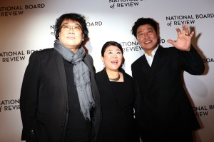 Bong Joon-Ho, Jeong-eun Lee and  and Kang-ho Song