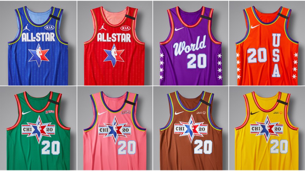 NBA All-Star Uniforms