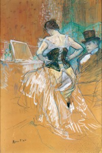 Henri de Toulouse-Lautrec - Woman in a corset (Study for "Elles"), 1896.
