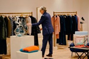 Paul Smith at his Albemarle Street store in London.