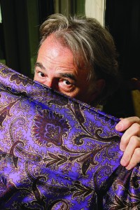Paul Smith backstage at his spring 2010 runway show at Claridge’s.