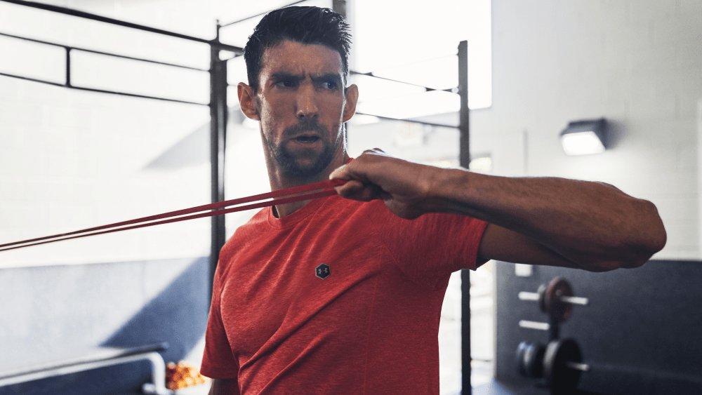 Michael Phelps in new Under Armour campaign.