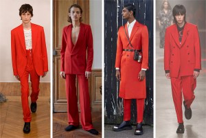 From left: Givenchy, Alled Martinez, Alexander McQueen, and MSGM