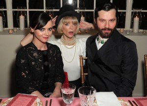 Christina Ricci, Jaime King and Gherardo Felloni