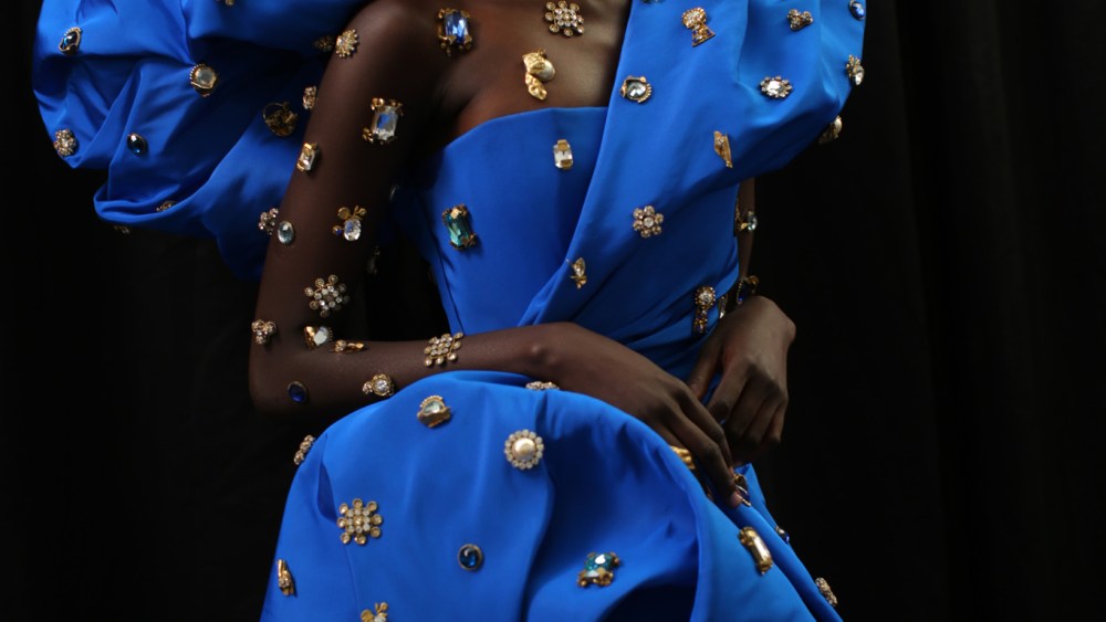 Backstage at Schiaparelli Couture Spring 2020