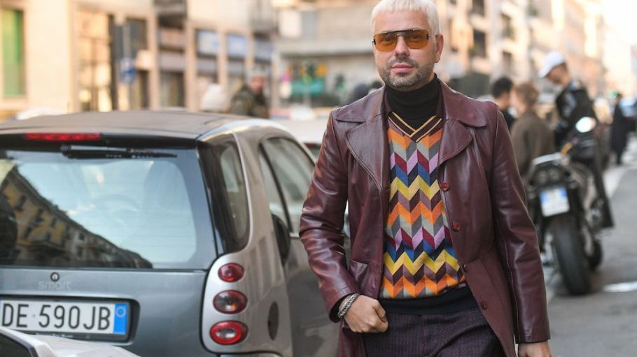 Men opt for fancy fabrics and embellishments at Milan Fashion Week Men's.