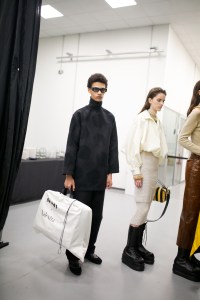 Backstage at Sunnei Men's Fall 2020