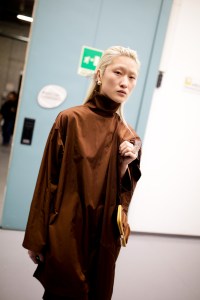 Backstage at Sunnei Men's Fall 2020