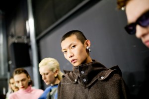 Backstage at Sunnei Men's Fall 2020