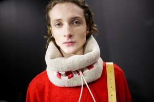 Backstage at Sunnei Men's Fall 2020