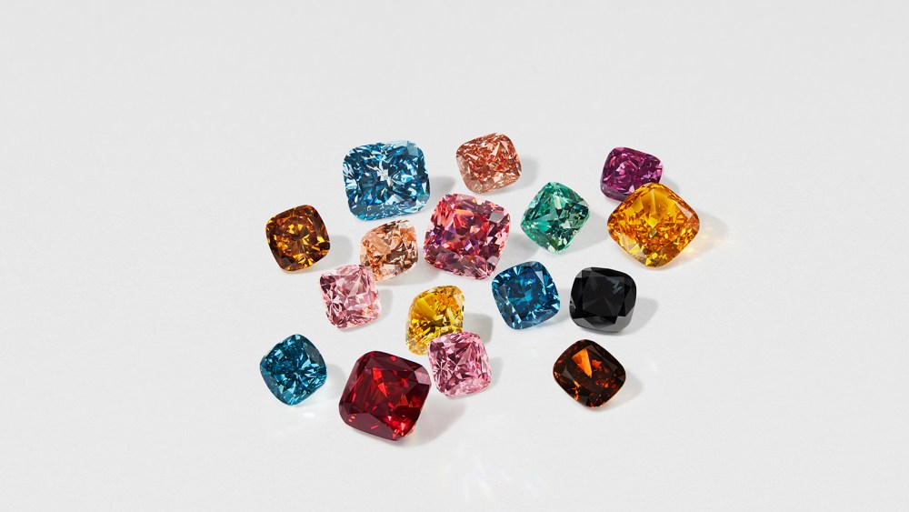 Swarovski lab-grown diamonds.