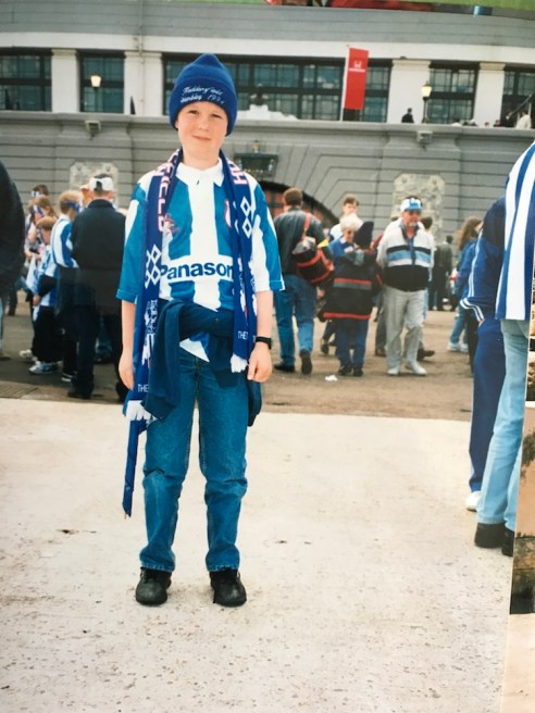 British artist and Rivet 50 member Ian Berry reminisces on his ‘90s denim look in fake Levi's 501s at Wembley for throwback Thursday.