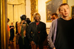 Backstage at Telfar Men's Fall 2020