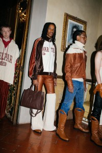 Backstage at Telfar Men's Fall 2020