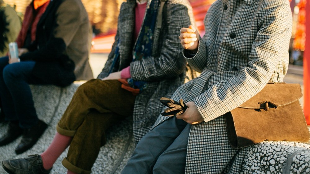 The scene at Pitti Uomo 97.