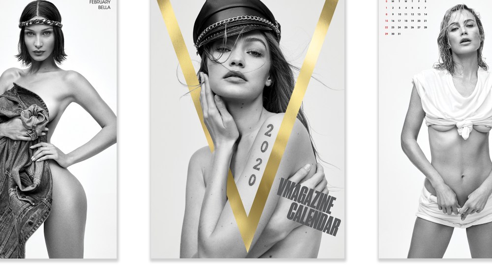 Some of V Magazine's calendar girls.