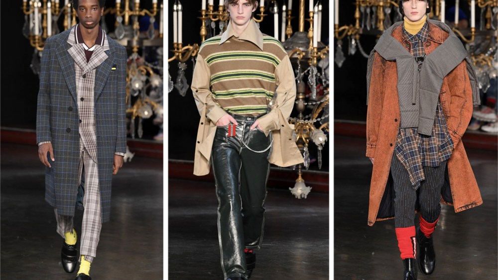 Looks from Wooyoungmi Men's Fall 2019.