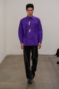 Xander Zhou LFW Men's Fall 2020, photographed in London on 05 January 2020