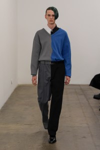 Xander Zhou LFW Men's Fall 2020, photographed in London on 05 January 2020