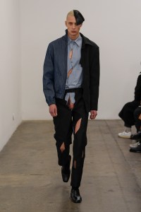 Xander Zhou LFW Men's Fall 2020, photographed in London on 05 January 2020