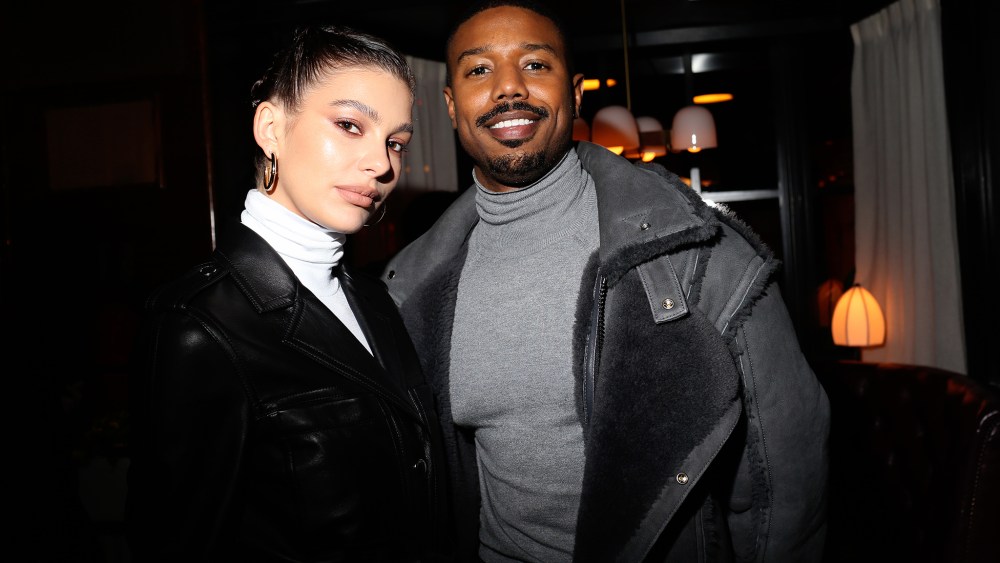Camila Morrone and Michael B. Jordan