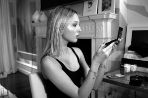 Getting ready with Princess Olympia of Greece
