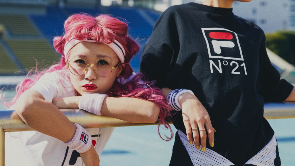 Looks from the N.21 X Fila Capsule Collection