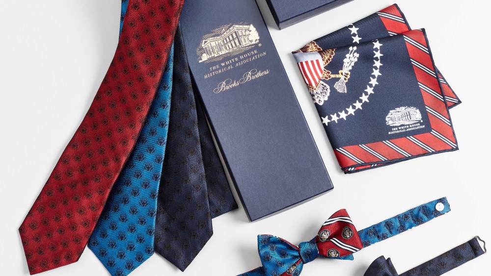 Looks from the Brooks Brothers-created collection for the White House Historical Association.