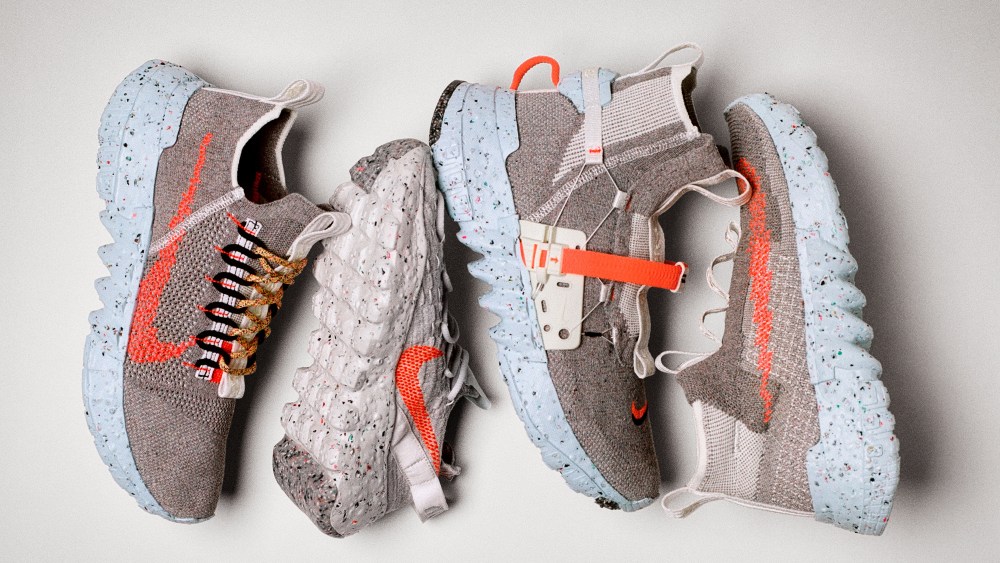Nike is pouring circular-economy principles into its eco-friendly Space Hippie footwear and sustainable Team U.S.A. Olympic uniforms.