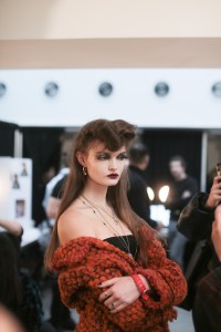 Backstage at Anna Sui RTW Fall 2020