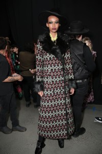 Backstage at Anna Sui RTW Fall 2020