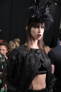 Backstage at Anna Sui RTW Fall 2020