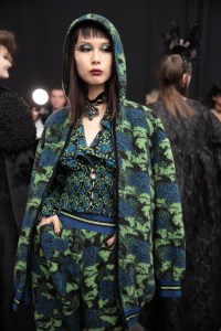 Backstage at Anna Sui RTW Fall 2020