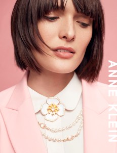 Anne Klein’s spring ad campaign, photographed by Zoey Grossman and featuring model Sam Rollinson, will break in March fashion magazines. “Our goal with the campaign is to capture the timeless style of Anne Klein,” said Mia Rothstein, senior vice president, Anne Klein brand management. “The inspiration is around attitude and energy drawn from historical Anne Klein campaigns which have featured confident, modern women.” The creative direction centers around a fully coordinated wardrobe, showcasing clothes that are versatile, polished and wearable. — Lisa Lockwood