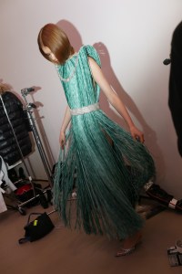 Backstage at Area RTW Fall 2020