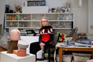 Arlene Schechet in her studio.