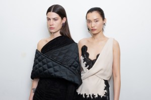 Backstage at Atlein RTW Fall 2020