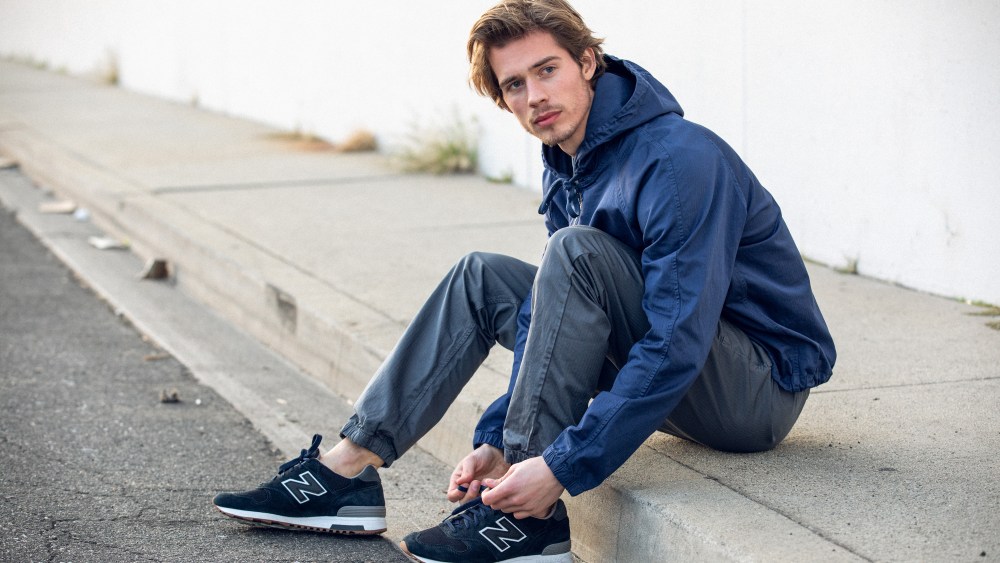 A look from New Balance Save Khaki United collection.
