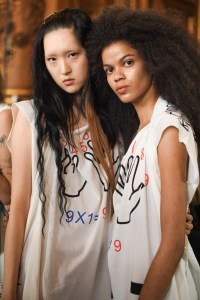Backstage at Andreas Kronthaler for Vivienne Westwood RTW Fall 2020