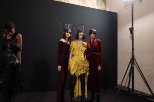 Backstage at Ann Demeulemeester RTW Fall 2020