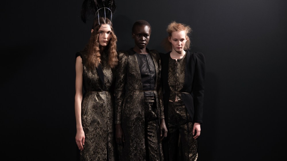 Backstage at Ann Demeulemeester RTW Fall 2020