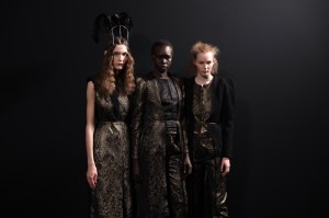 Backstage at Ann Demeulemeester RTW Fall 2020