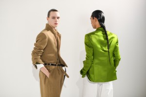 Backstage at Haider Ackermann RTW Fall 2020