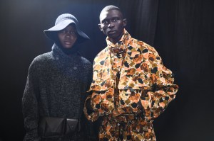 Backstage at Kenzo RTW Fall 2020