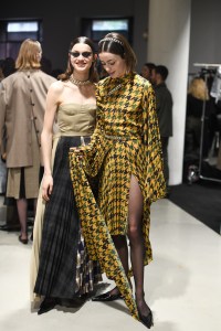 Backstage at Rokh RTW Fall 2020